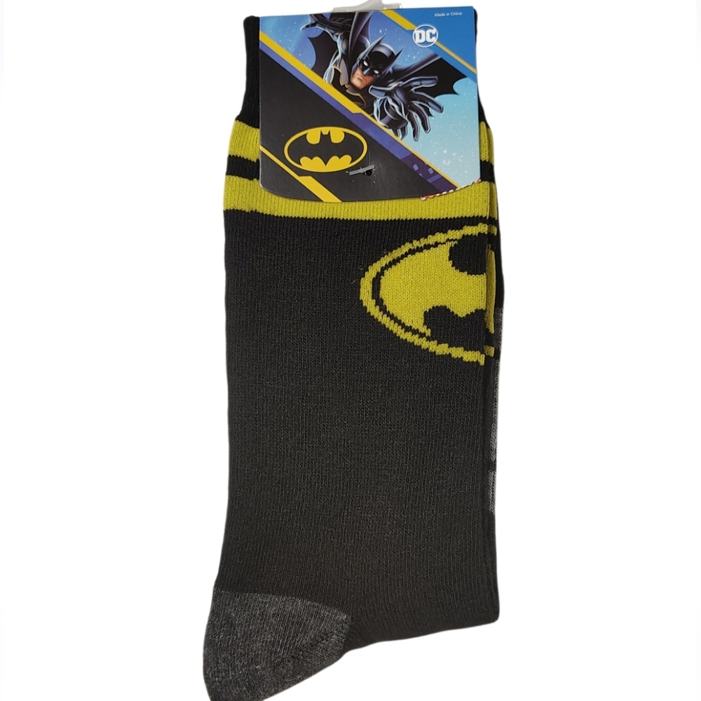 Batman Crew Socks Unisex DC Comics 